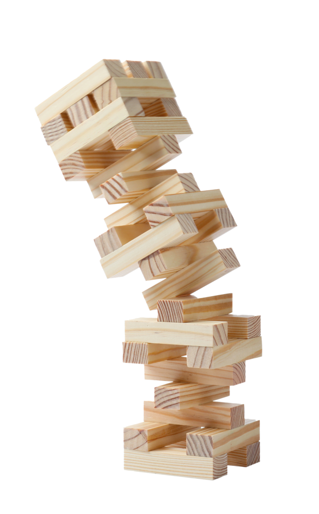 Spiel Turm Holzklötze